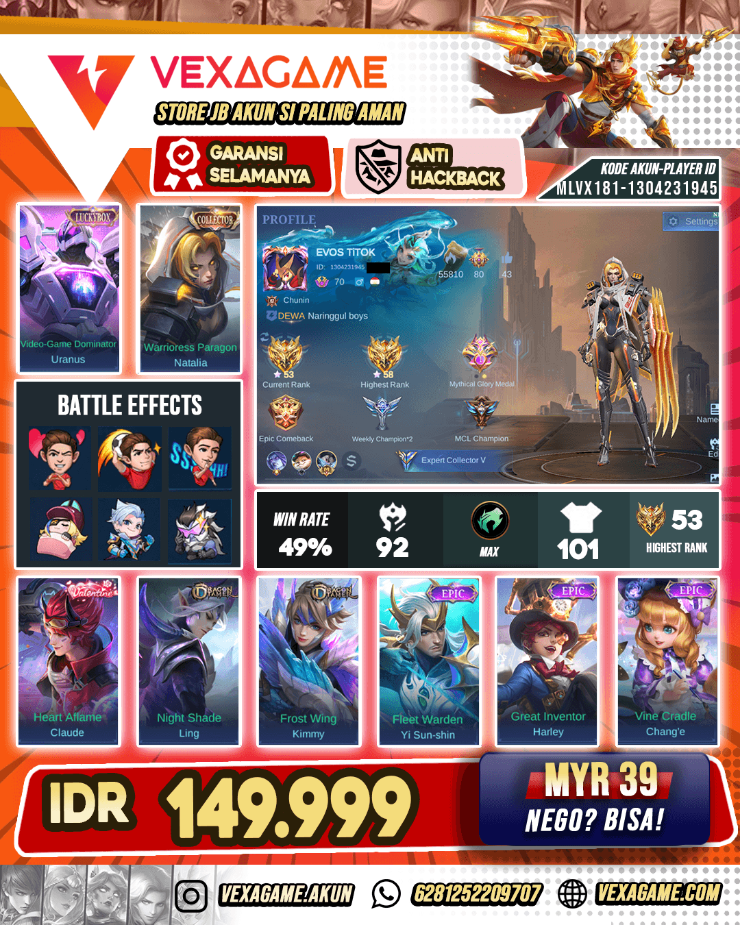 Natalia Collector X uranus Luckybox