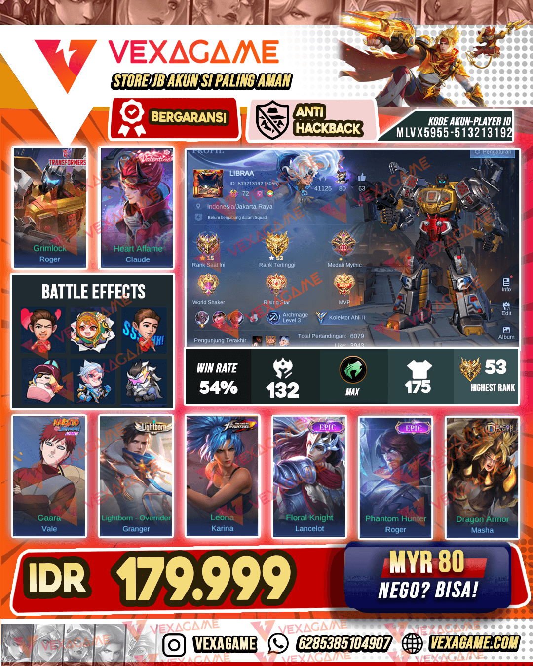 Roger Transformers | Claude valentine | Emblem + Herp MAX