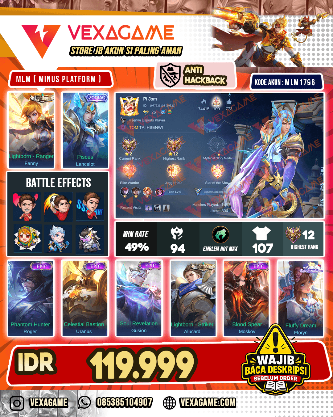 Lancelot Zodiac