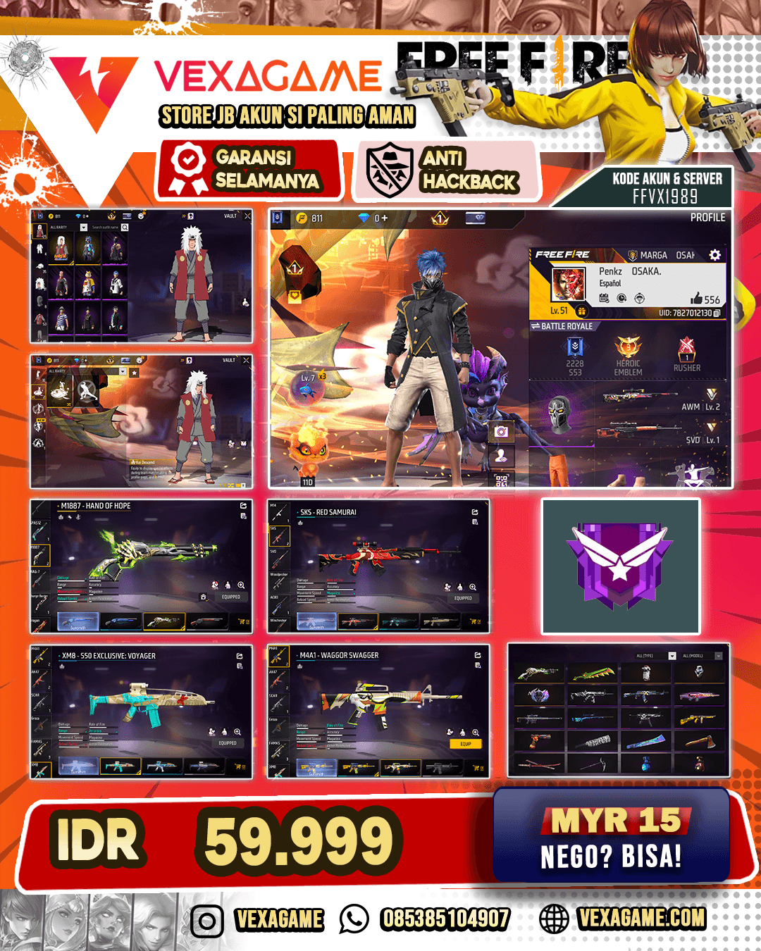 Animasi Kedatangan ON | Bundle Jiraya | Vauit 50++ | SG Lumut