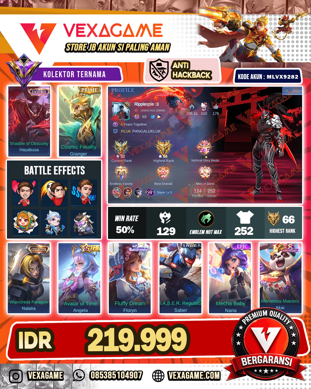 Hayabusa Luckybox X Granger Lightborn