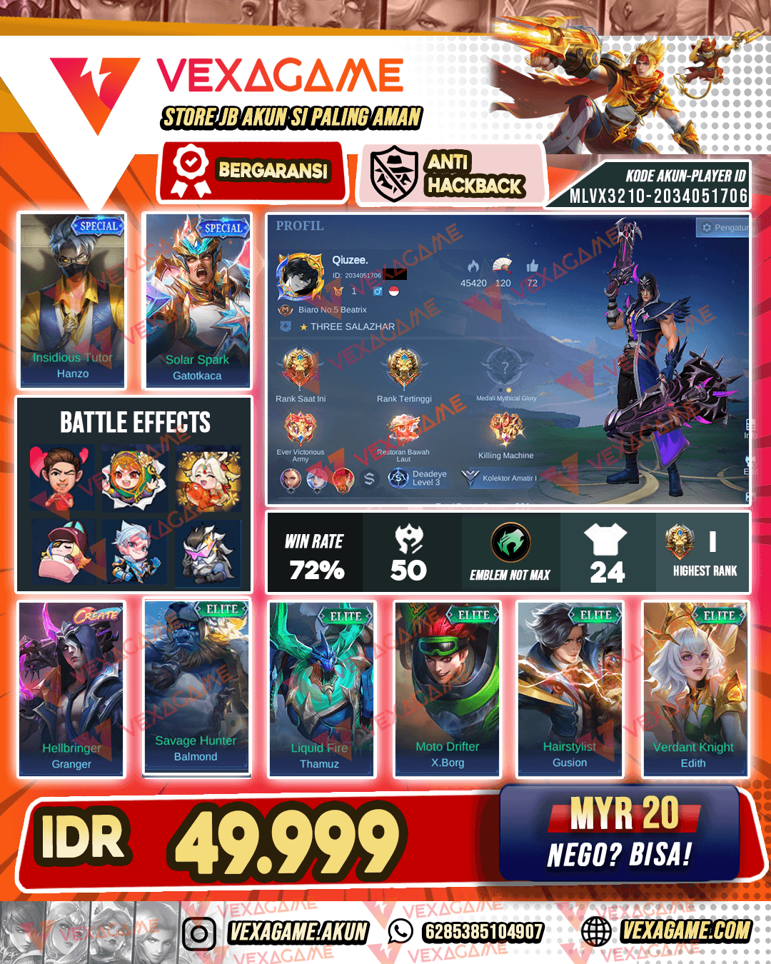 Akun Murah Harga Pelajar