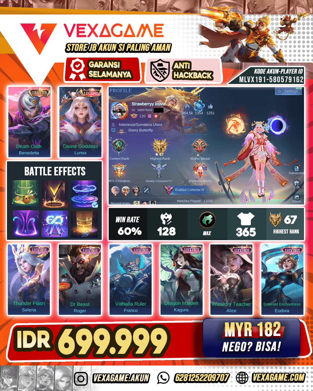 Lunox Legend X Benedetta Collector