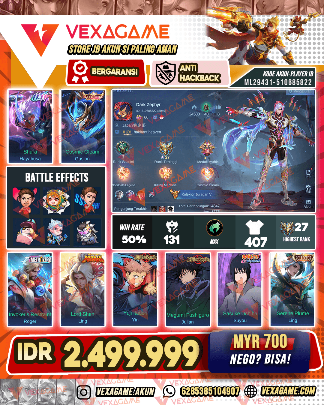 CC Juragan | User Jungler Idaman