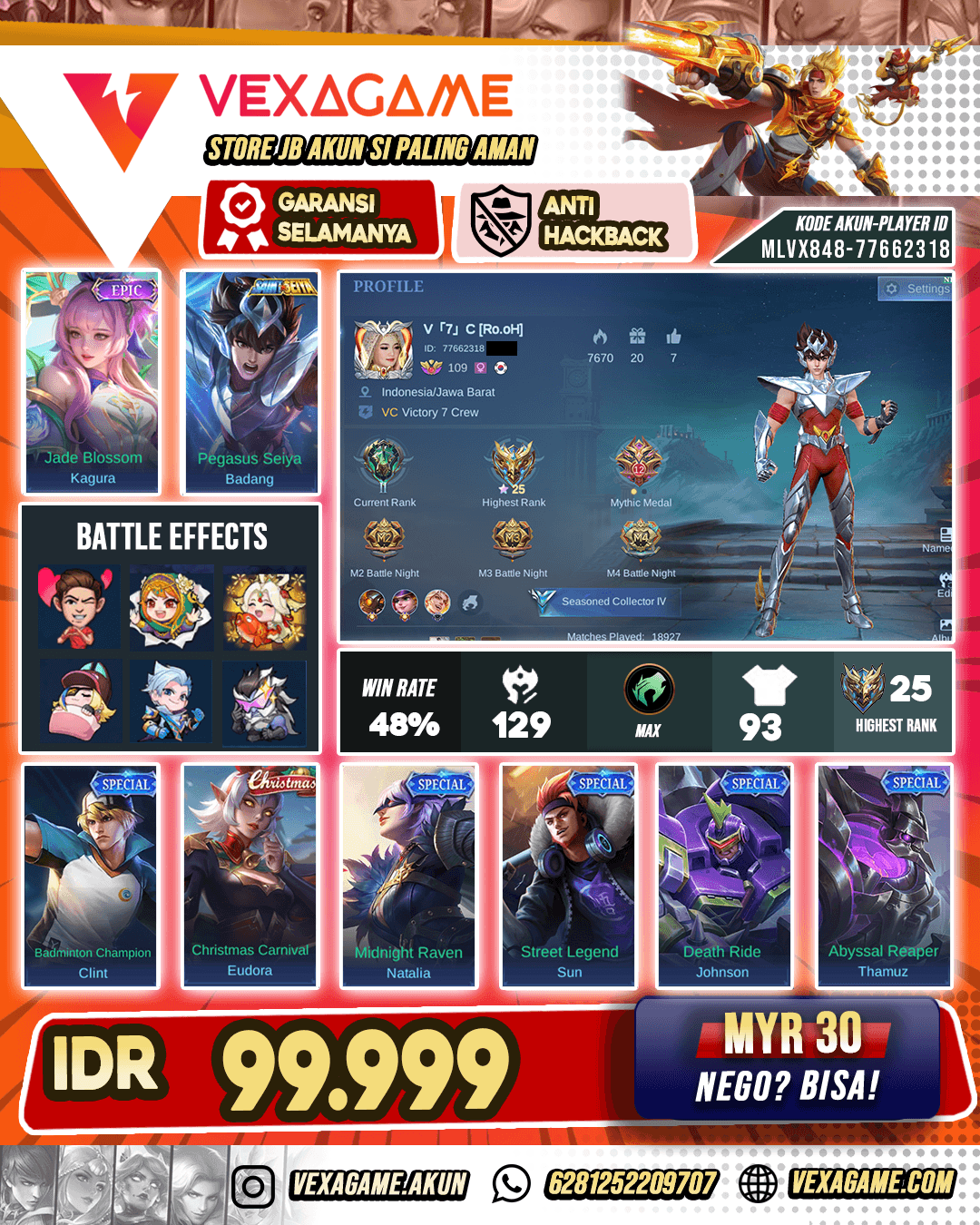 Akun Murah | Total Match 19K