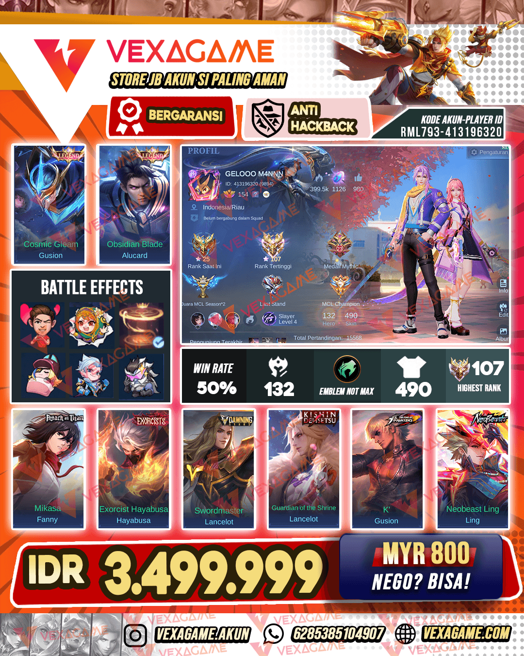 Jungler Starboy Parah