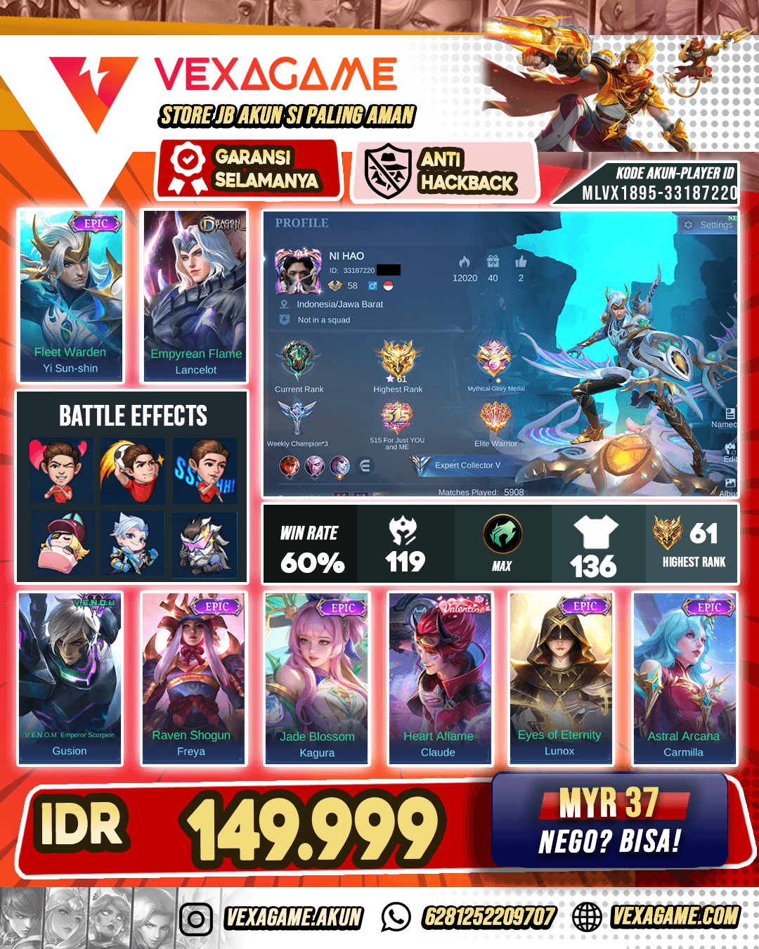 Yi Shun Shin Epic X Lancelot Dragon Tamer