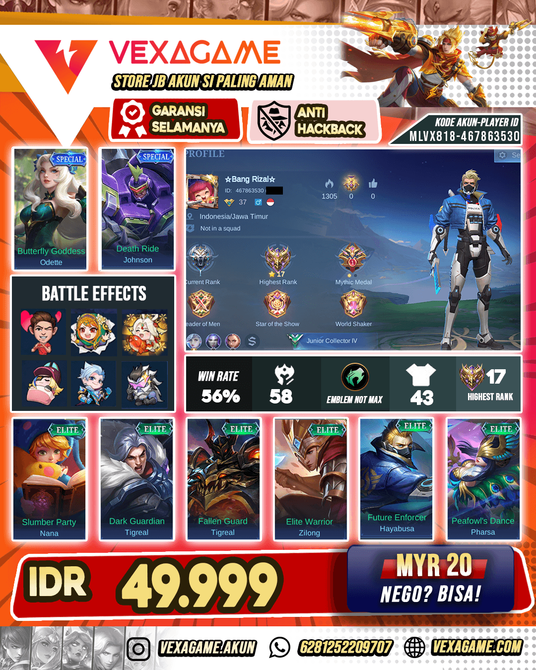 Akun Murah Sekali
