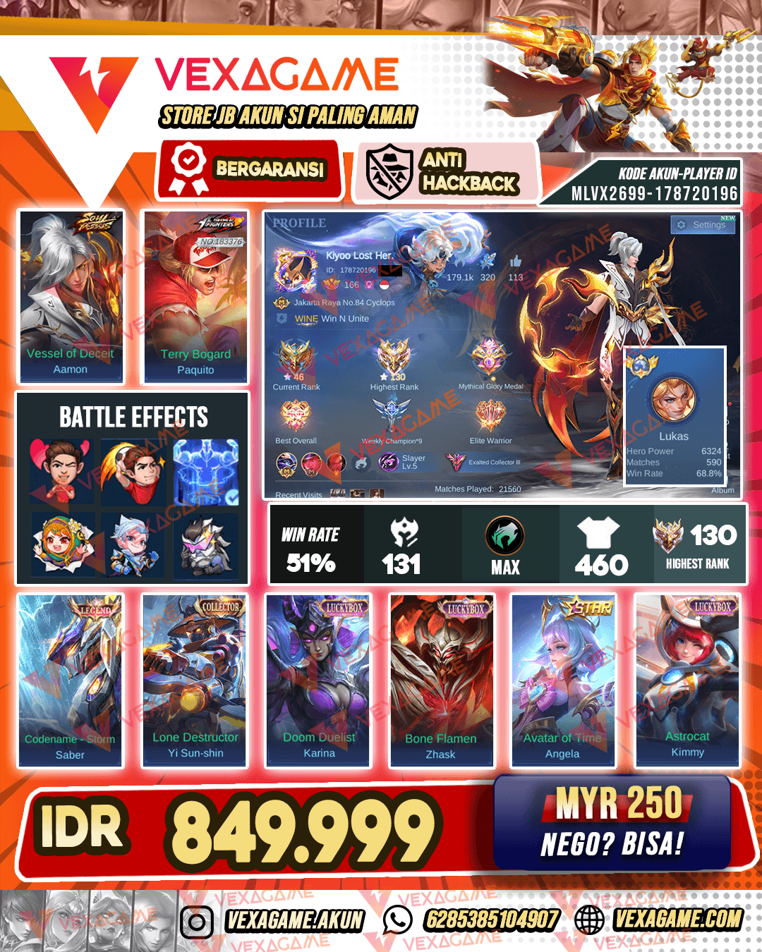Aamon Soul Vessel | paquito KOF | Saber Legend
