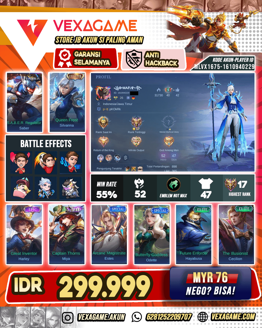 CUCI GUDANG !! Silvana Collector Polosan