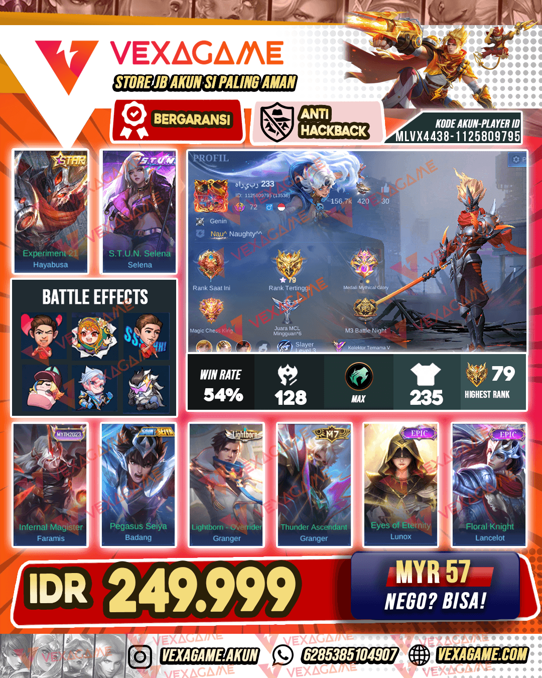 Hayabusa Annual Star | Selena STUN | Emblem MAX