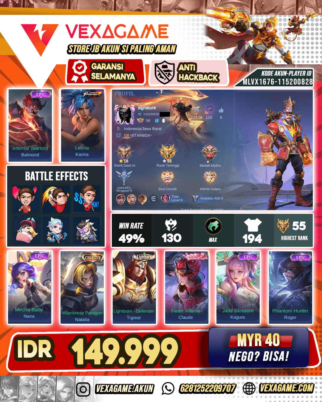 Gatotkaca Star X Karina KoF