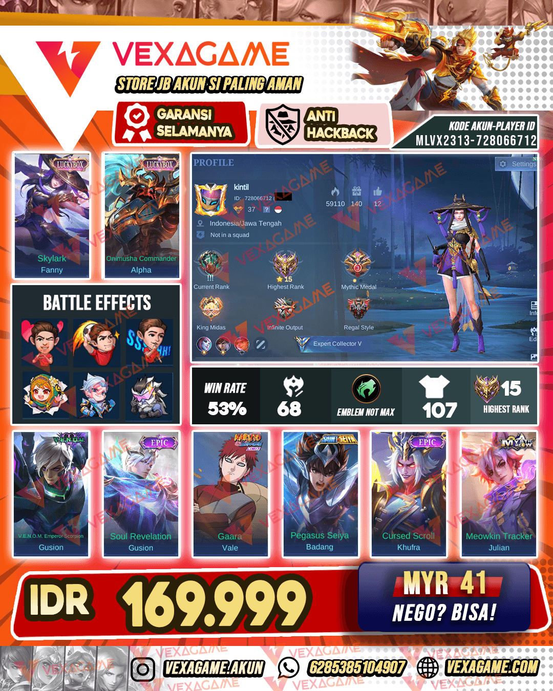 Fanny Luckybox X Alpha Luckybox
