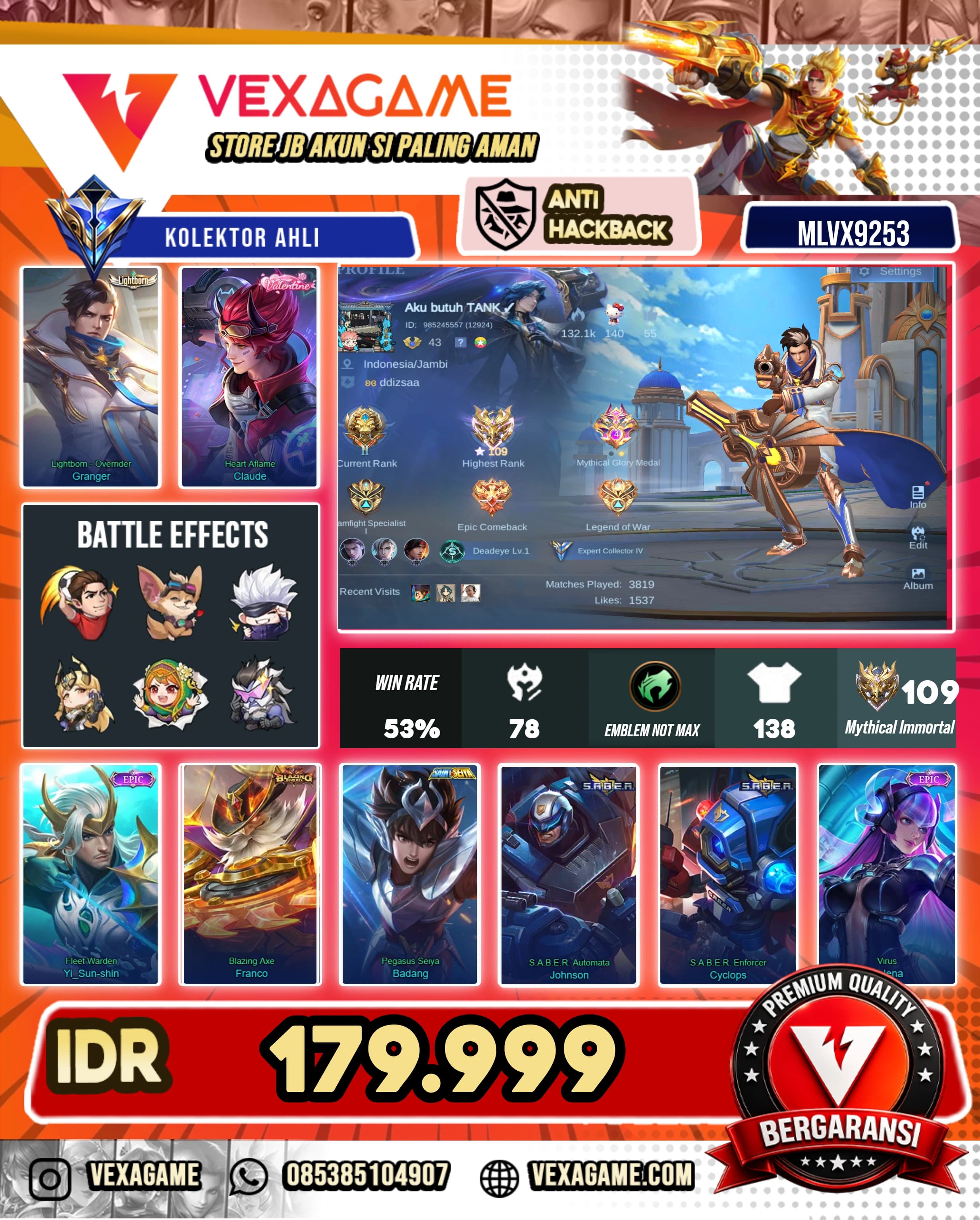 Granger Lightborn X Claude Valentine | Ex Immortal