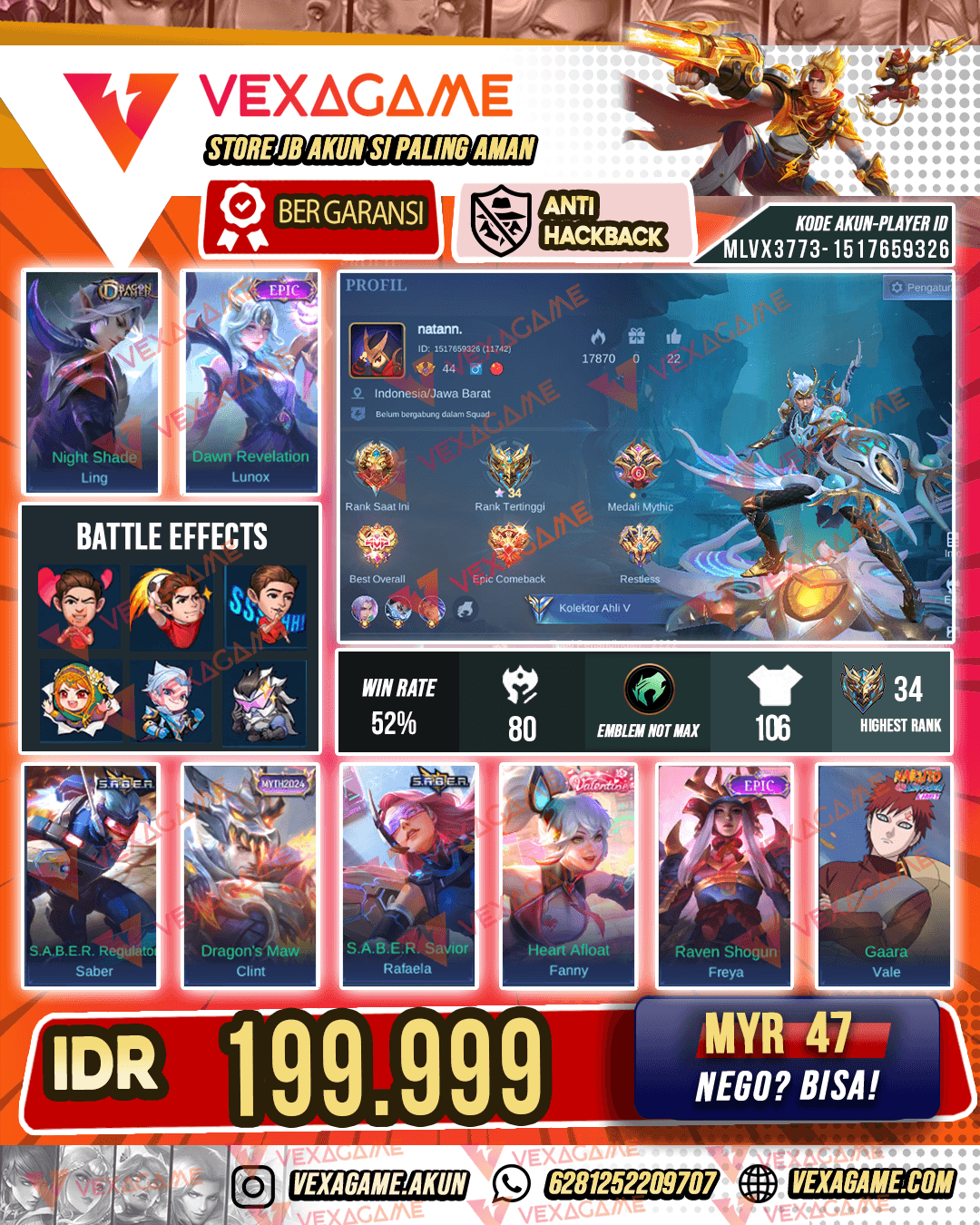 Ling Dragon Tamer X Lunox Epic