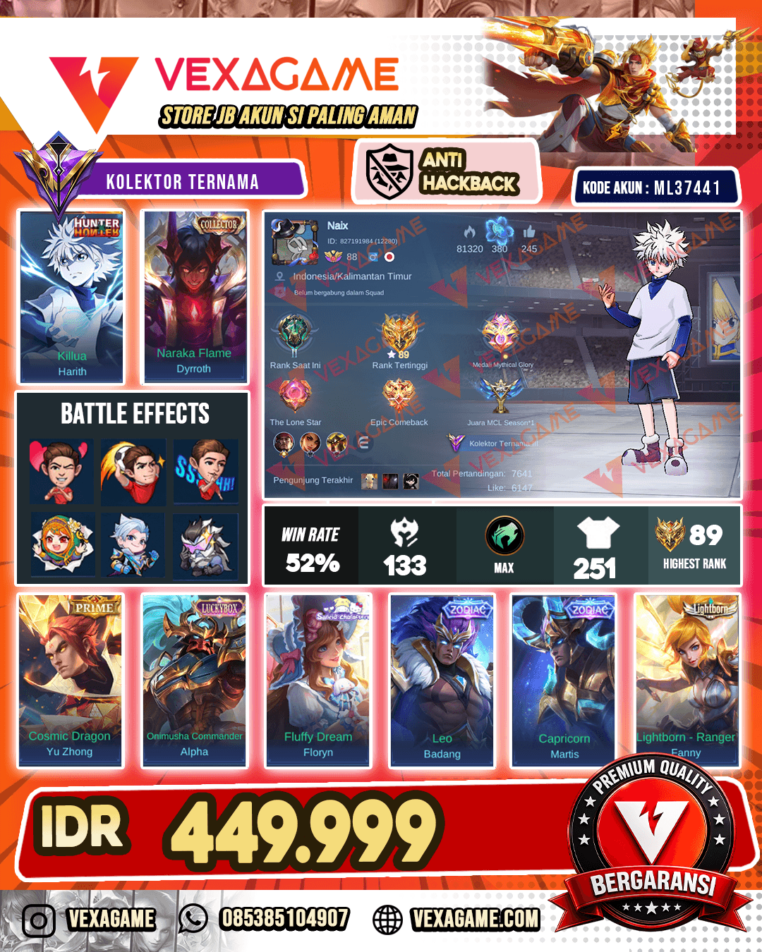 Harith HxH X Dyrroth Collector | Recall TLPH