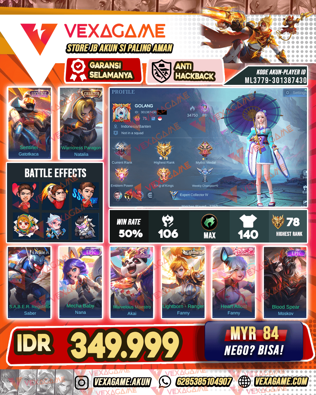 Gatotkaca Luckybox | Emblem MAX (