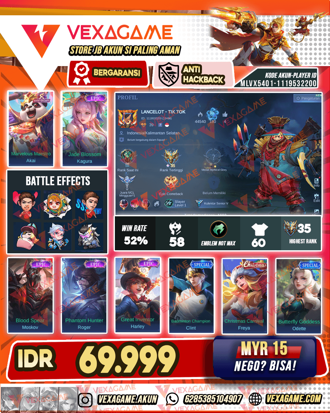 Akun Murah Harga Pelajar