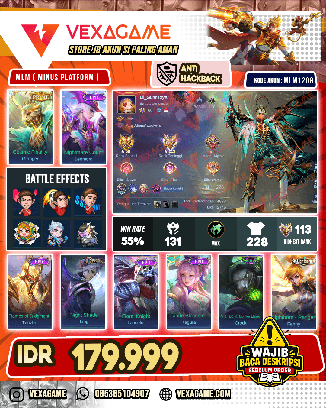 Granger PRIME X Leomord Epic | EX IMMORTAL