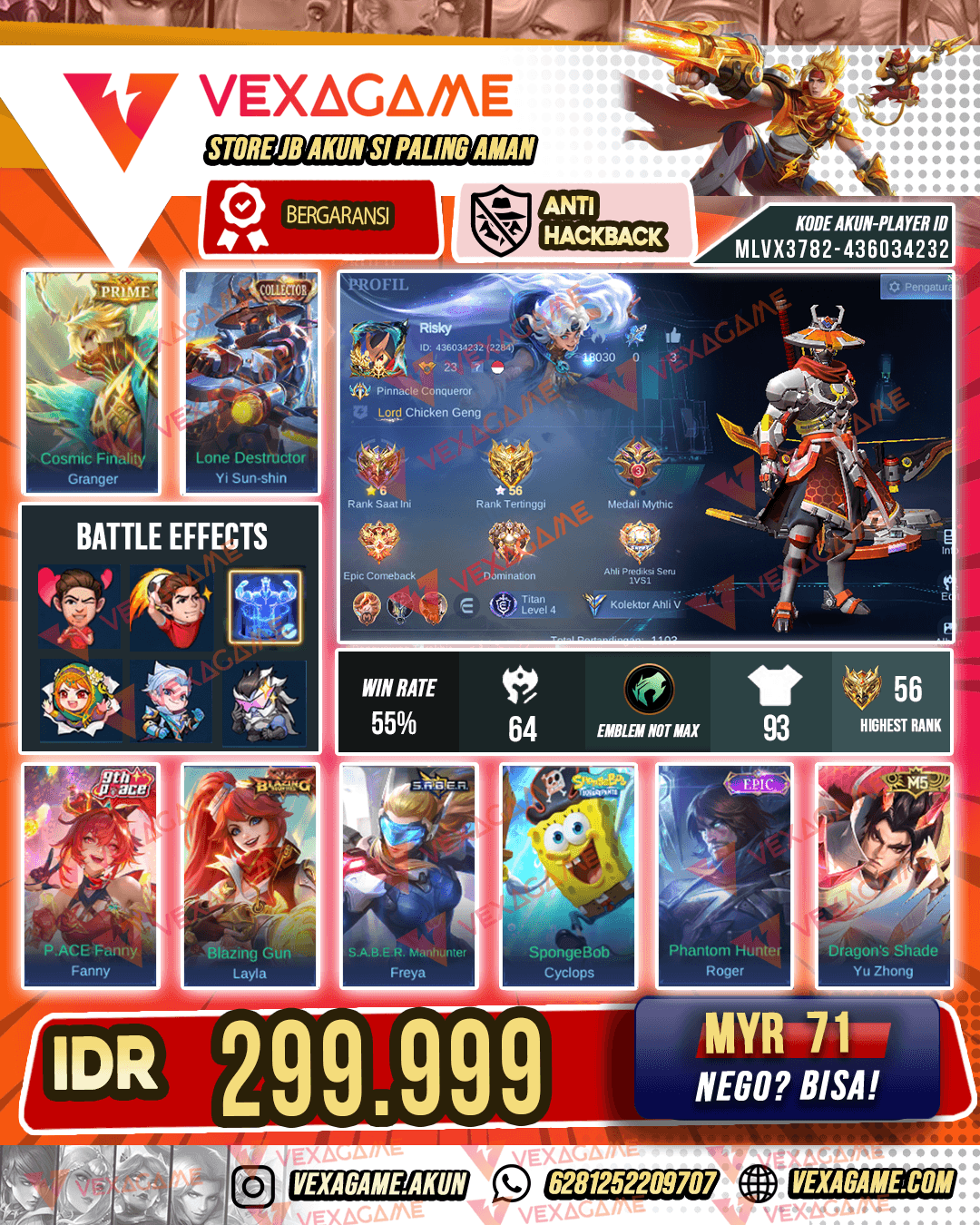 YSS Collector | Granger PRIME | Recall TLPH