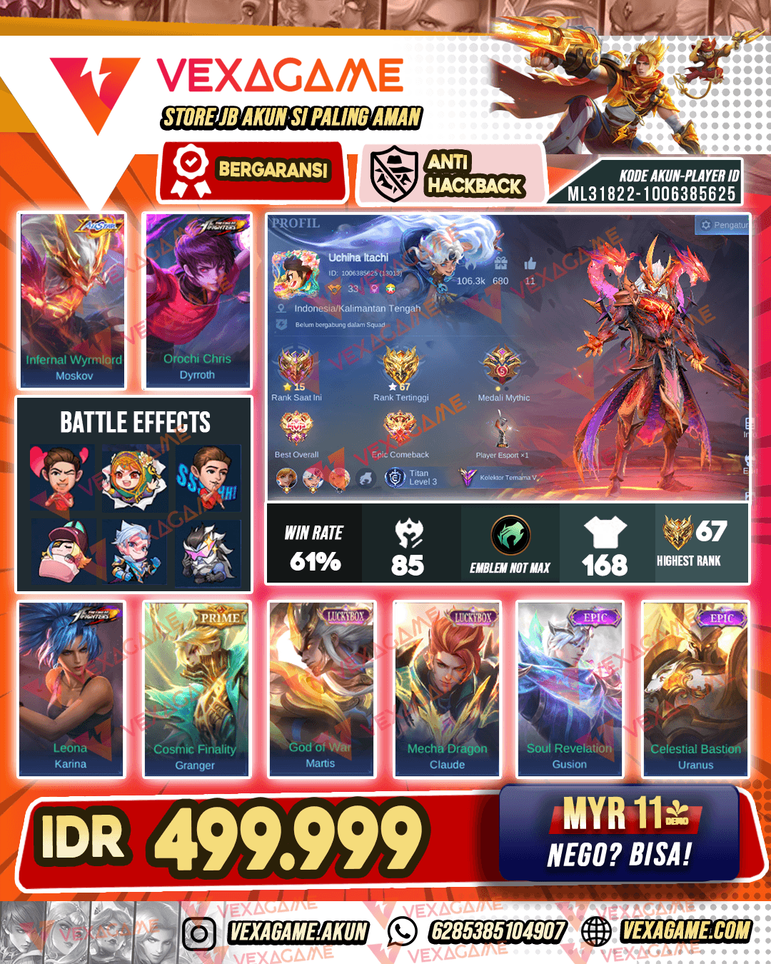 Moskov All Star | Granger PRIME | Dyrroth KOF