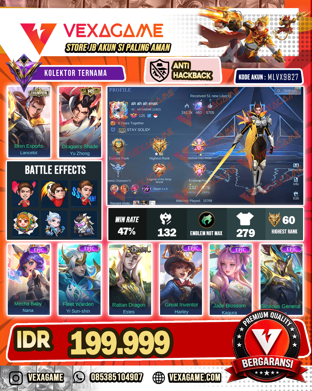 Lancelot Champions | Yu Zhong M5