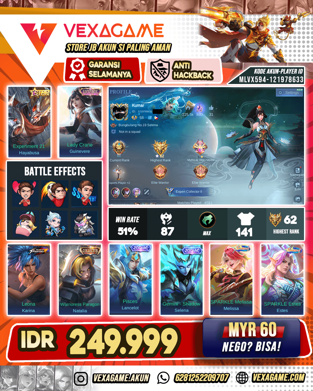 Guinever Lucky Box X Karina KoF Ex Glory