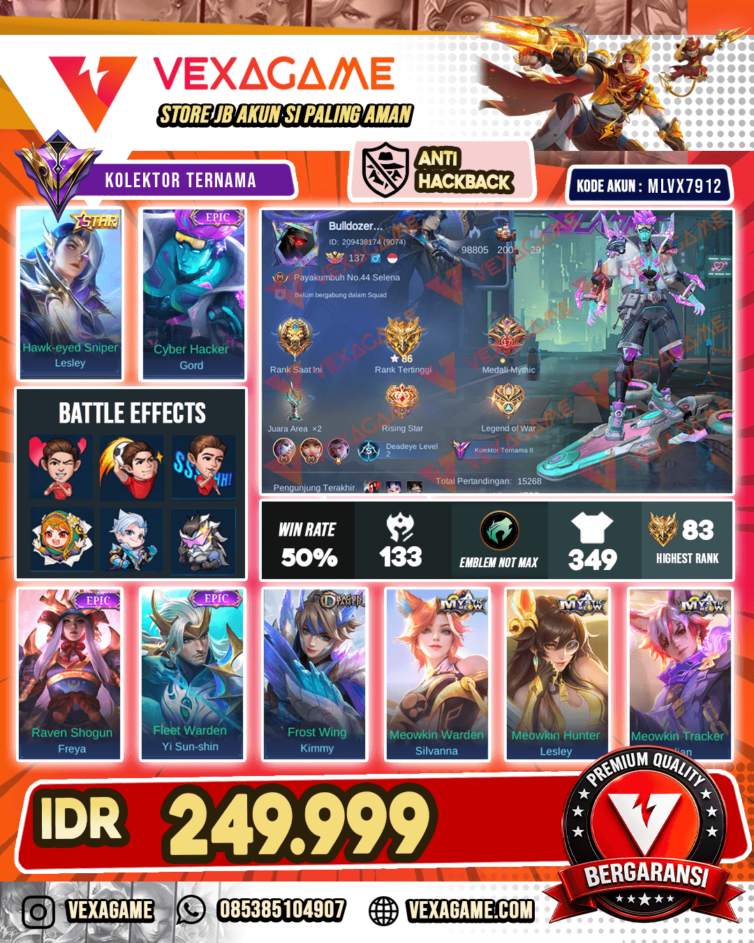 Gord Epic X Lesley Annual Star