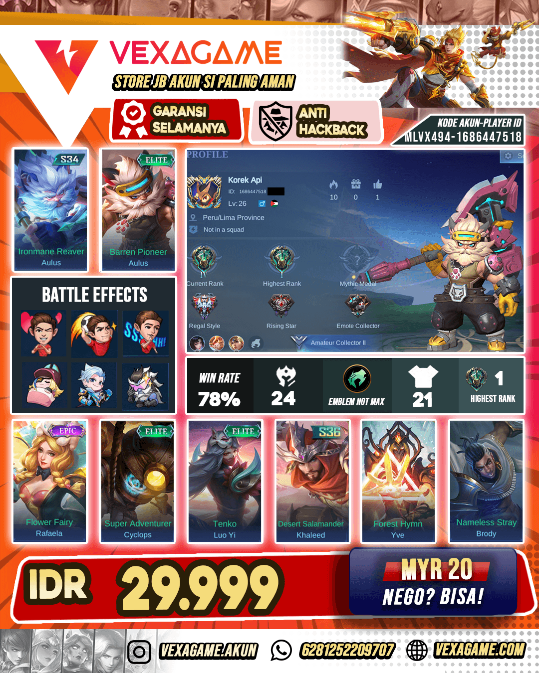 Rafaela Epic Murah