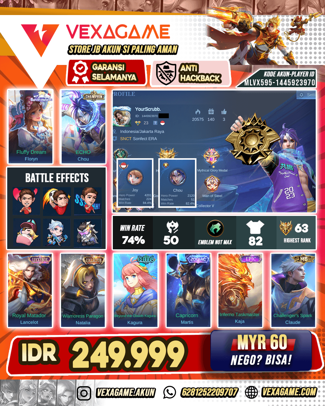Chou Stun WR Cakep Abis