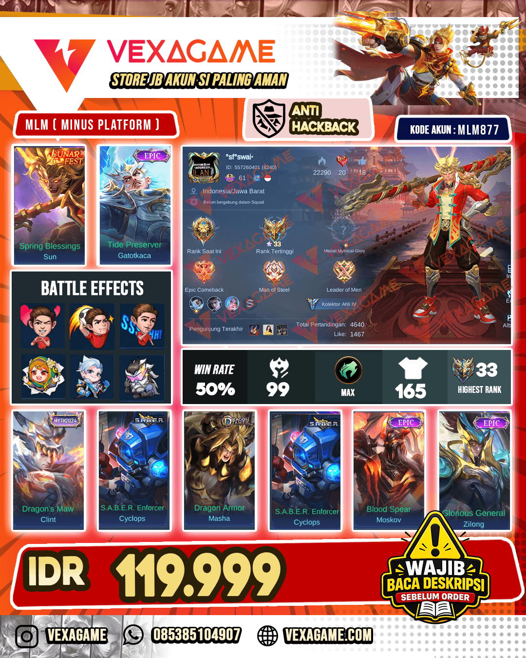 Sun Lunar Fest | Gatotkaca Epic