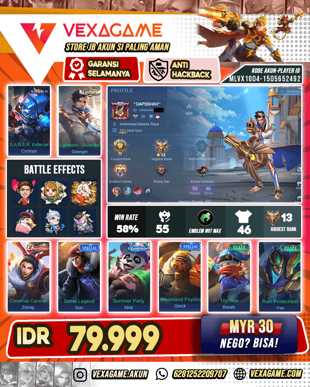 Grfanger Lightborn Murah