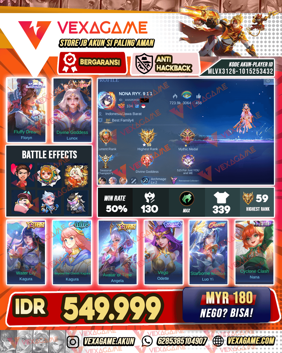 Lunox Legend | User MID/ROAM