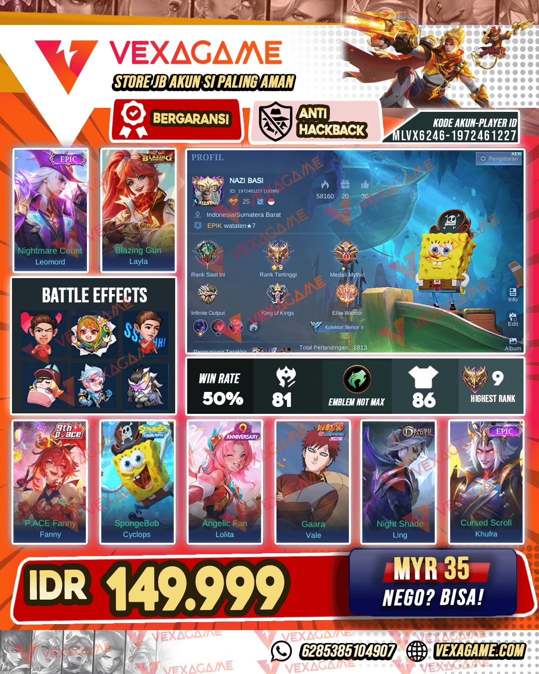 Cyclops Spongebob X Leomord Epic