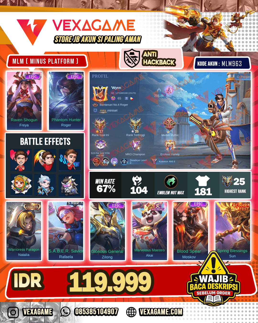 Freya Epic | Roger Epic