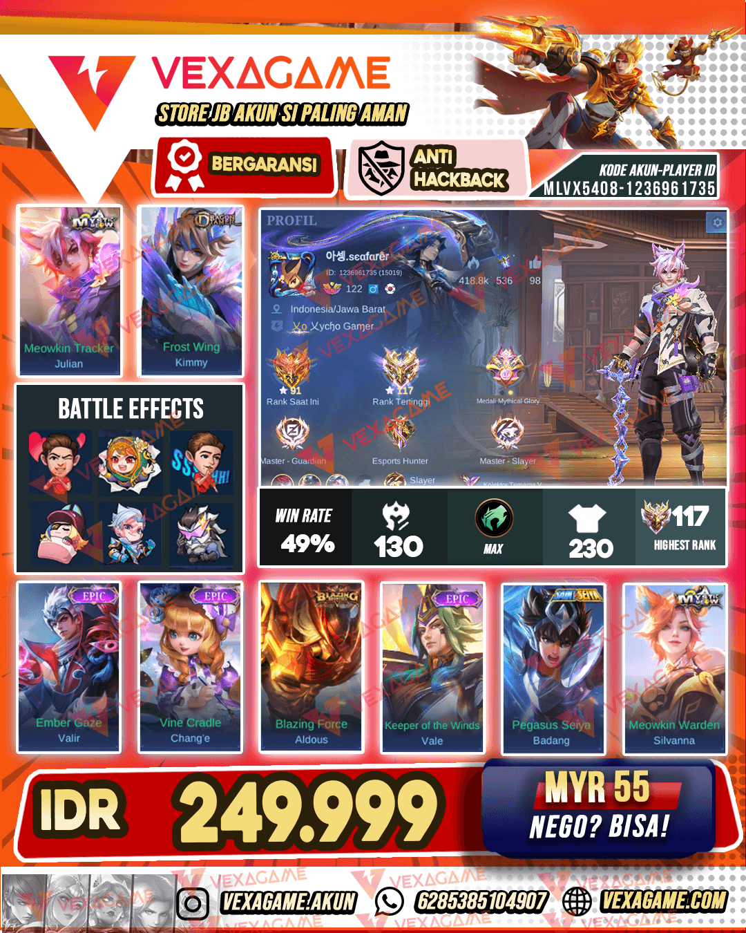 Julian Miaw | Emblem MAX |  Ex Immortal
