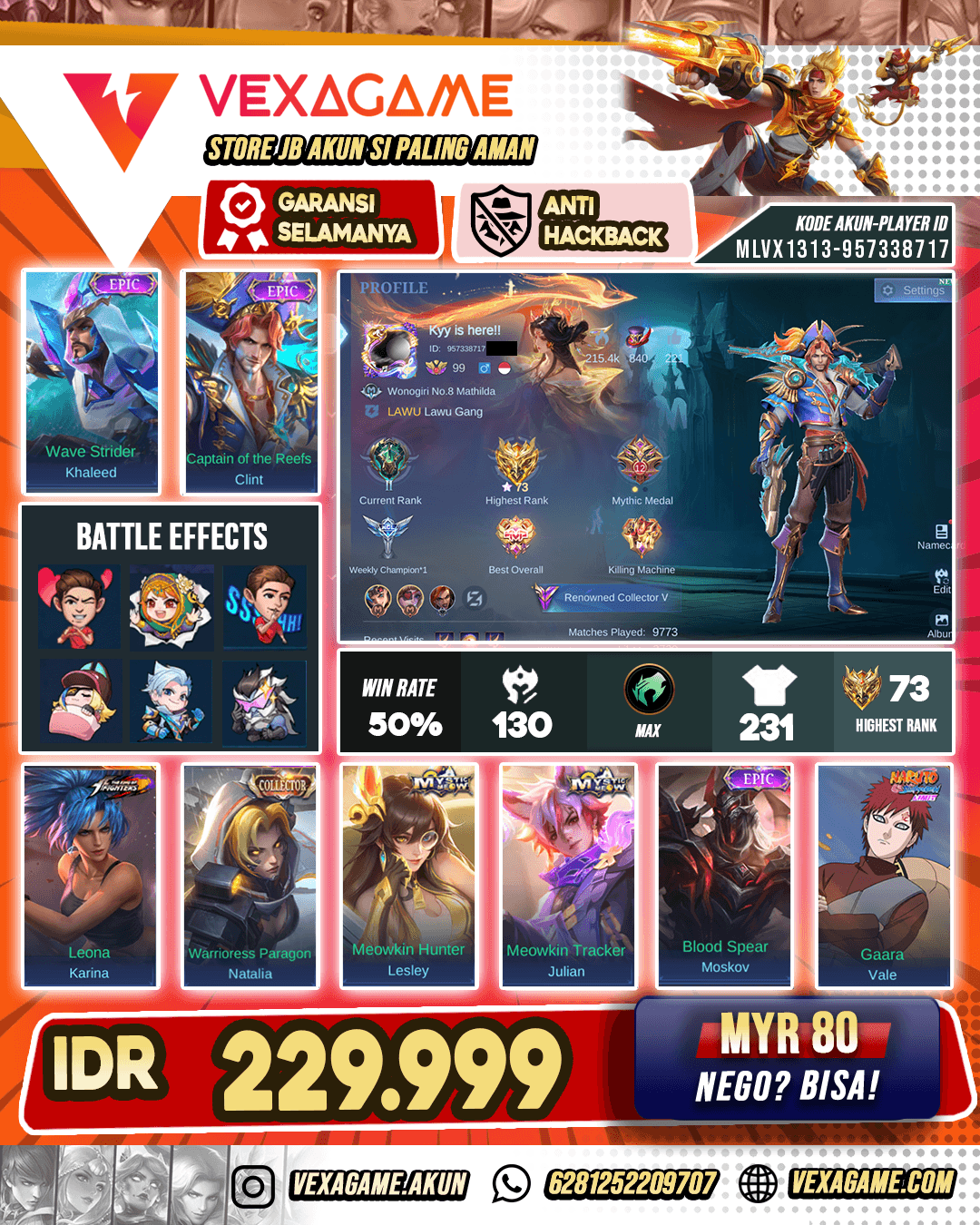 Kolektor Ternama Murah