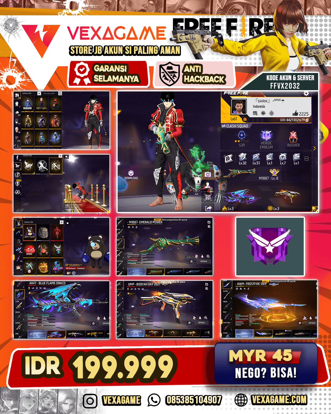 2 EVO | SG Trompet | Vault tw 300 | Animasi Lobby ON
