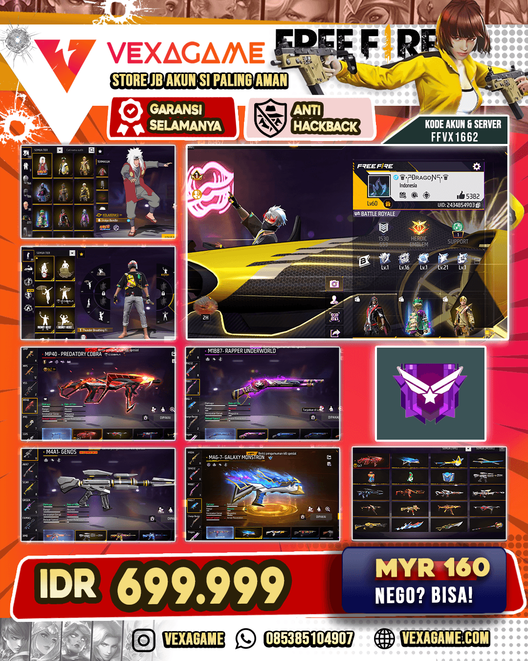 SG Rapper | M4A1 Genon | MP40 Evo MAX | SG Apocalyptic Gold | CN ON | Vault 250+
