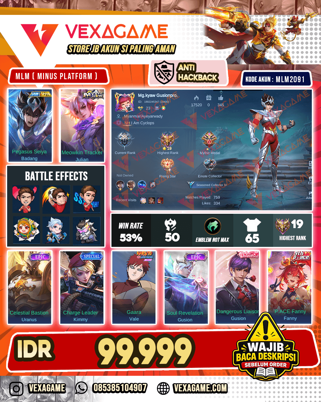 Badang Saint Saiya Silver