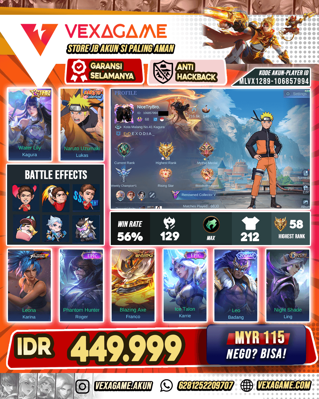 Lucas Naruto X Karina KoF