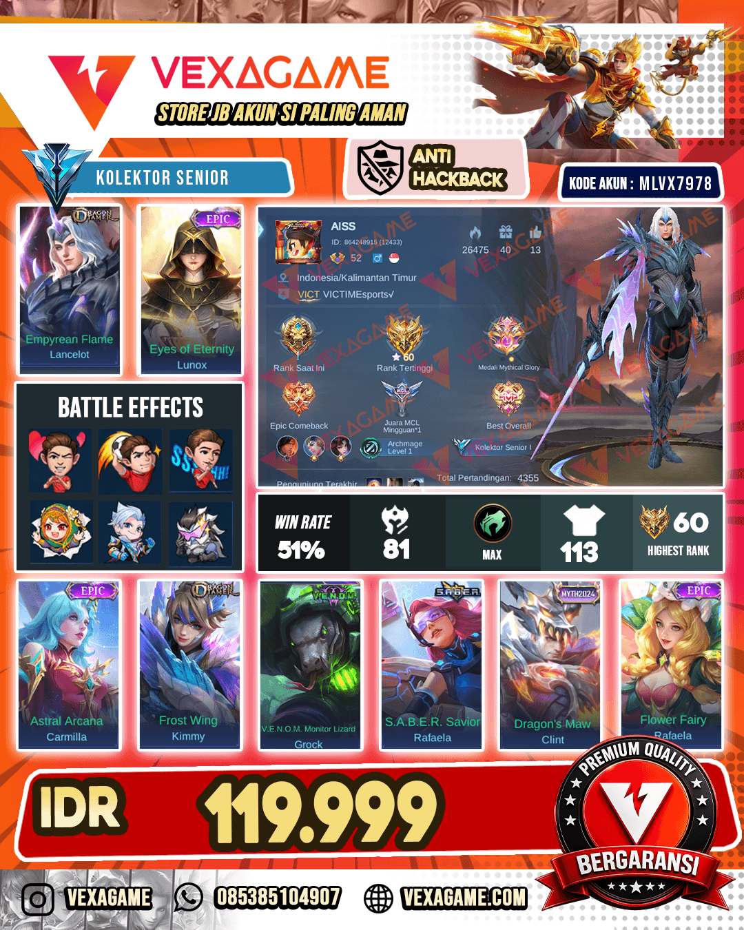 Lancelot Dragon Tamer | Lunox Epic