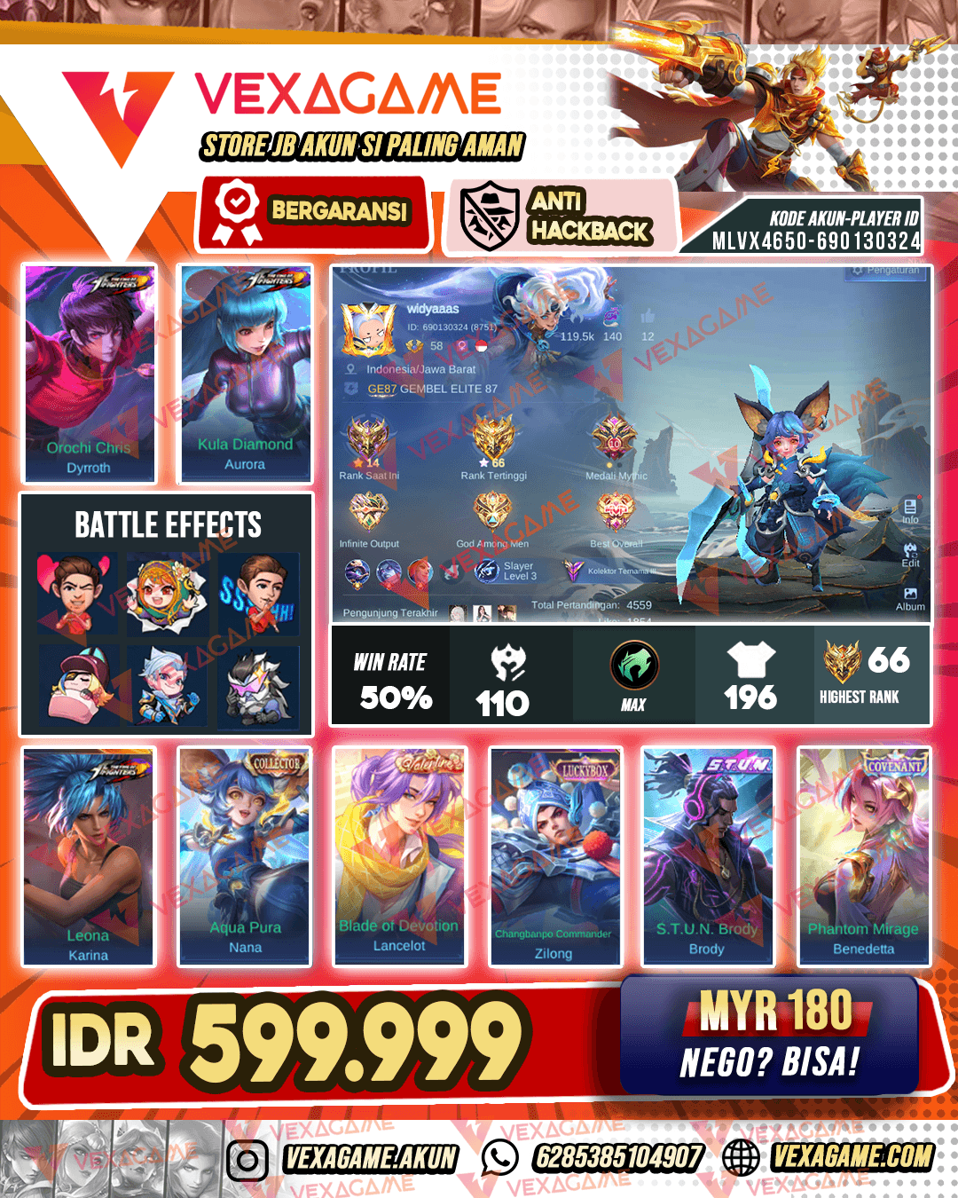 Nana CC | Selena Zenith | 3 KOF