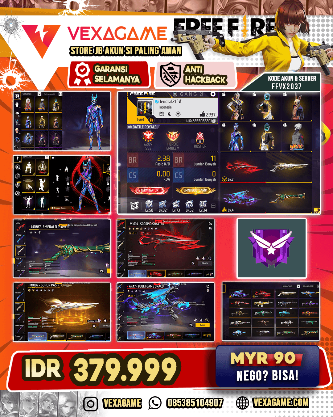 1 EVO MAX | SG Pasir X Trompet Vault TW 300