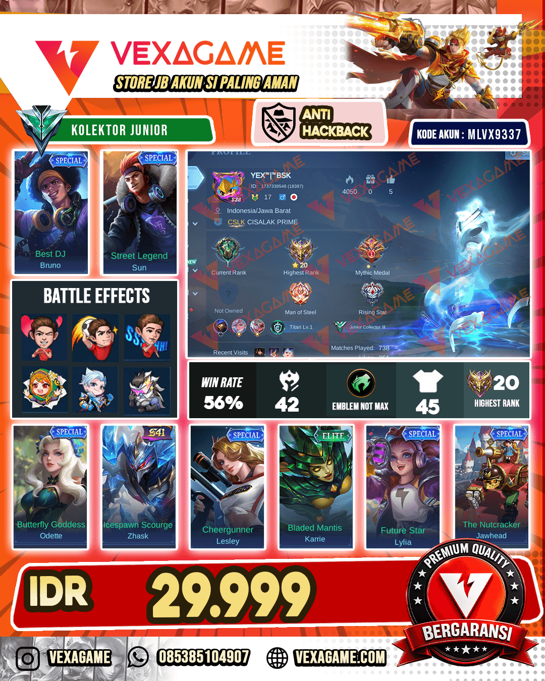 Akun Murah Harga Pelajar