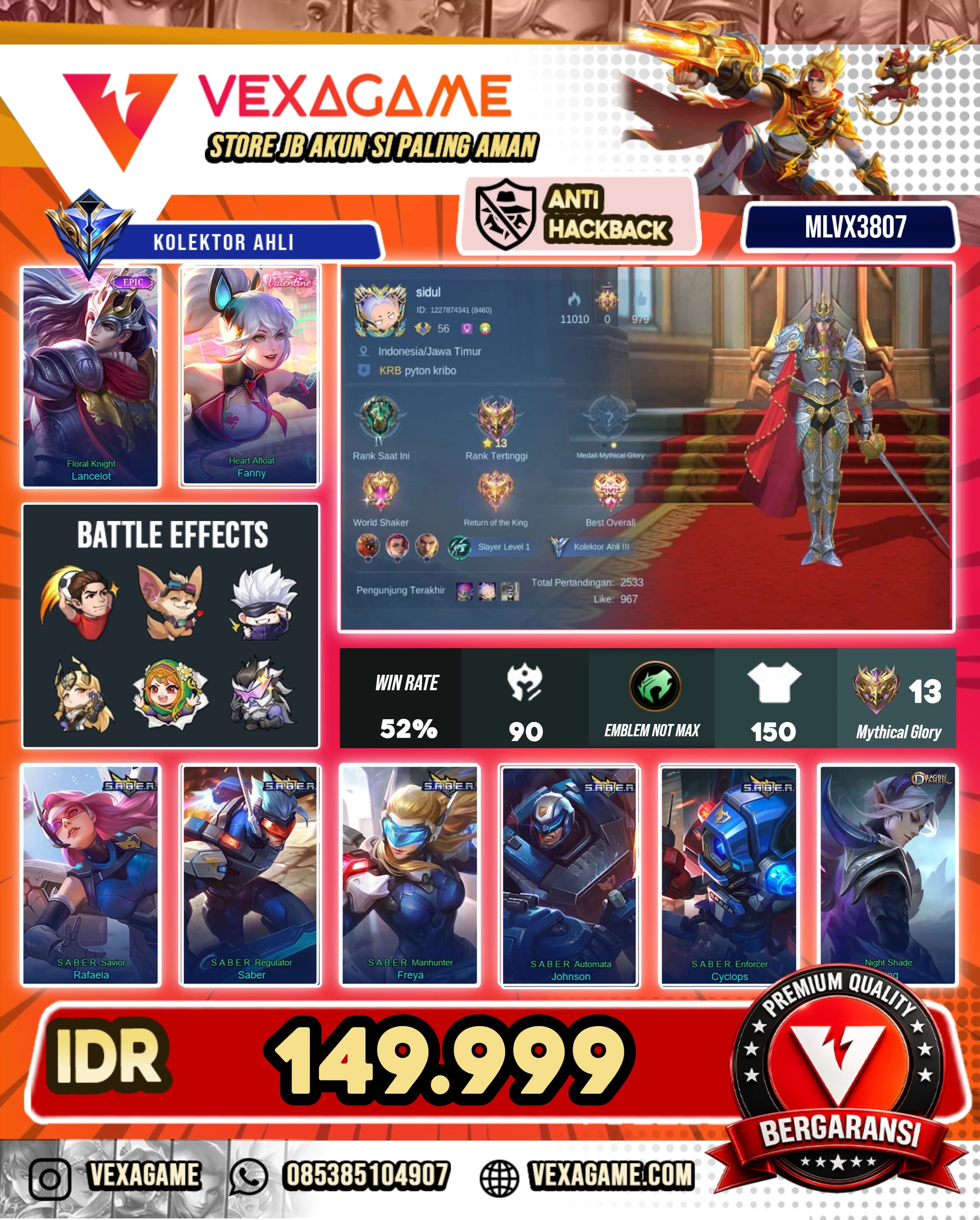 Lancelot Epic | Fanny Valentine