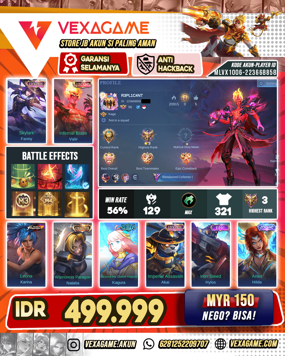 Valir Legend Murah