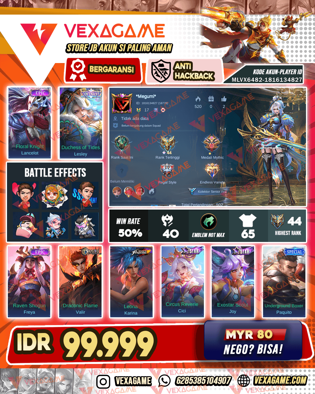 Lesley Coenant X Lancelot Epic