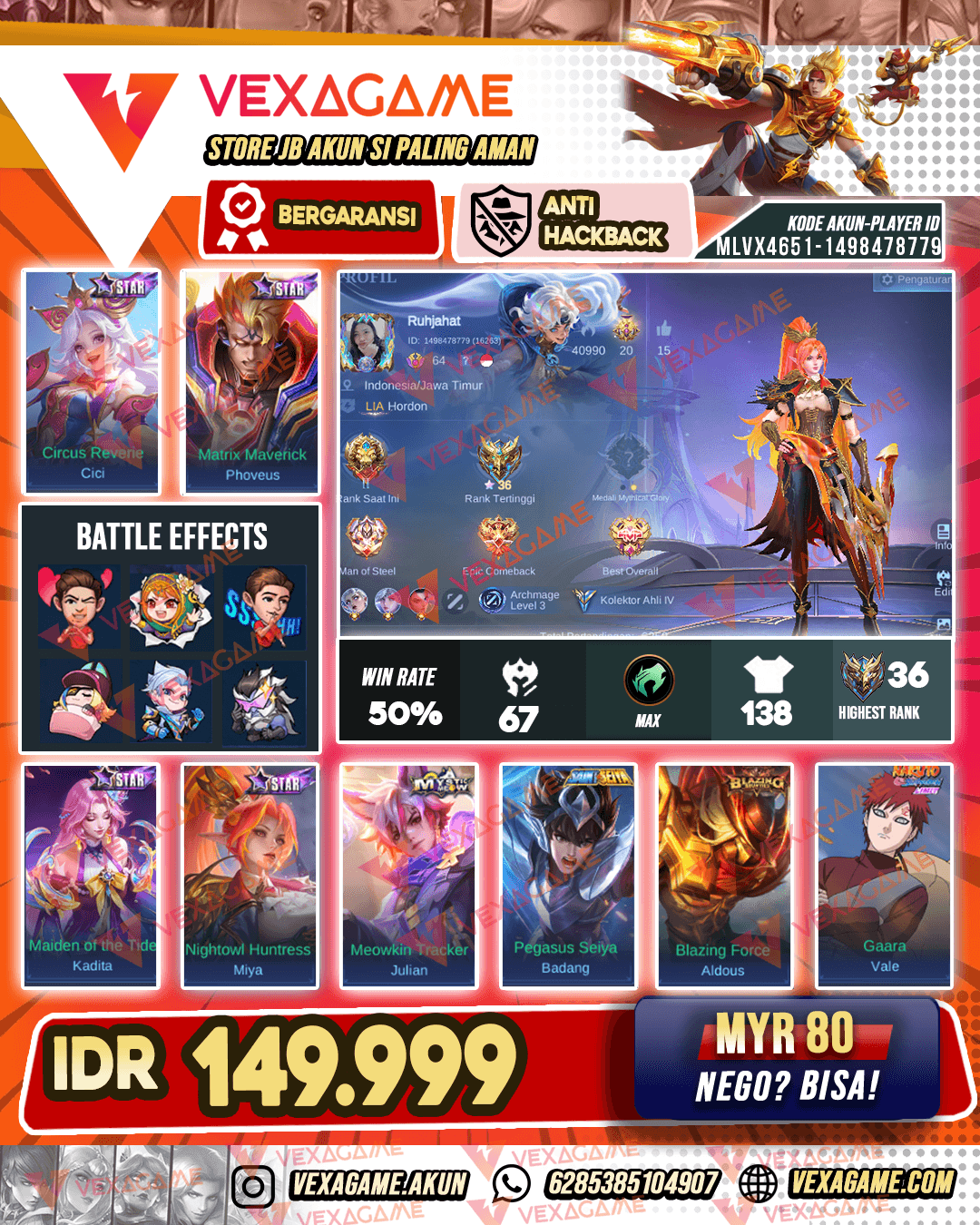 5 Skin Starlight | Emblem MAX | BP 200K