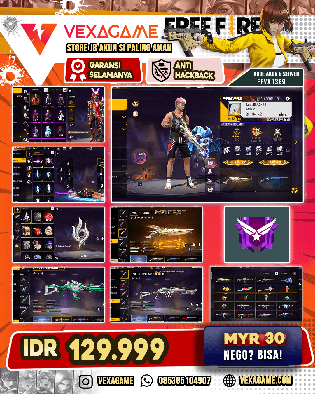 Sg Gurun | Katana On | Vault 50++